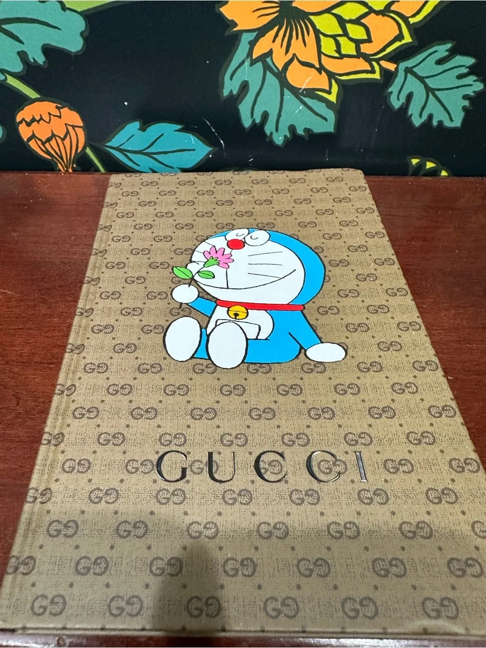 Gucci x Doraemon GG Monogram Hardcover Journal Notebook Japan Limited Edt new